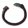Iguana Head Leather Bracelet KEfBU[ GDB-41586