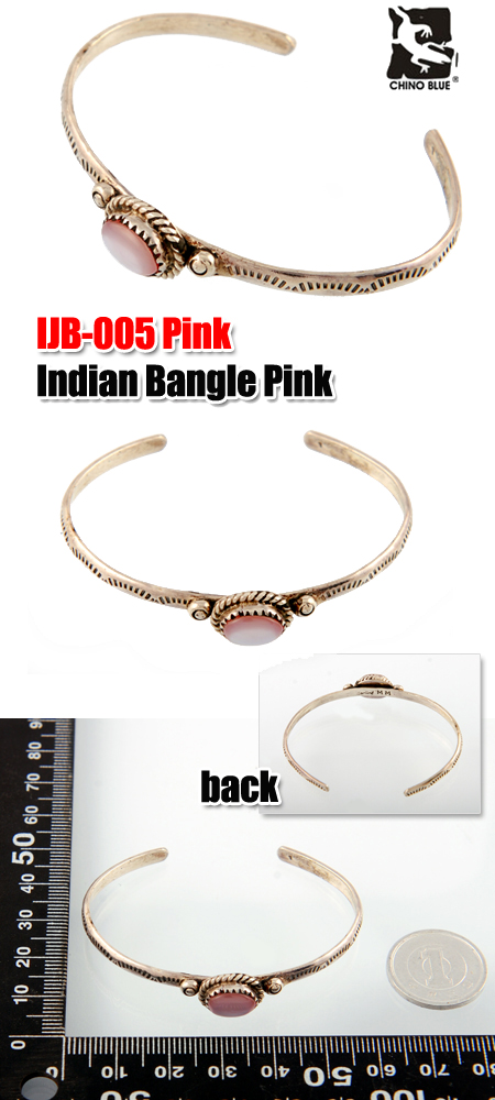 シルバー バングルシルバー バングル IJB-005 Pink