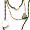 Akyra Heart Necklace lbNX Vo[@y_g PD-29855 GN