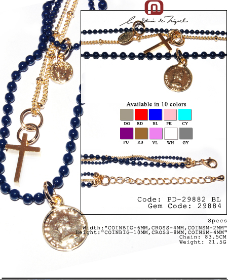 ネックレスネックレス PD-29882 BL
