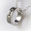 Sweetheart Three Diamonds Ring Pendant Vo[@ Vo[ w / O PP-01005