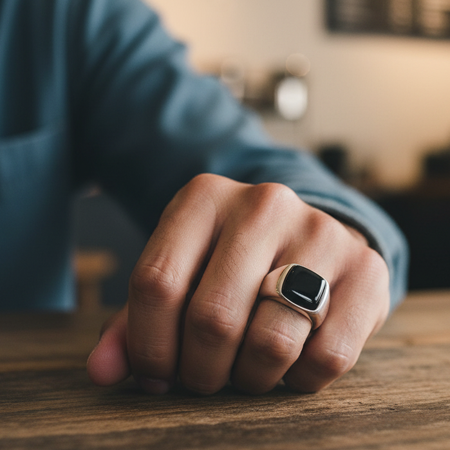 Stainless Ring PR-72399 SV