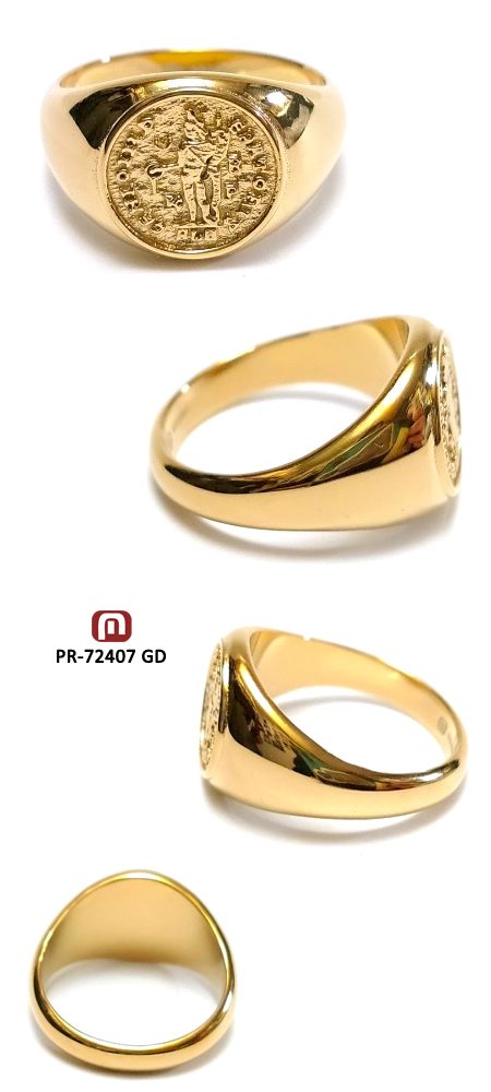 Stainless Ring PR-72407 GD