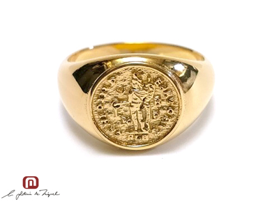 Stainless Ring PR-72407 GD