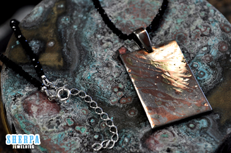 シルバー ペンダントシルバー ペンダント SHE-6204 WITH SPINEL CHAIN