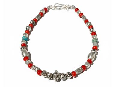 White Heart Beads SLB-74897