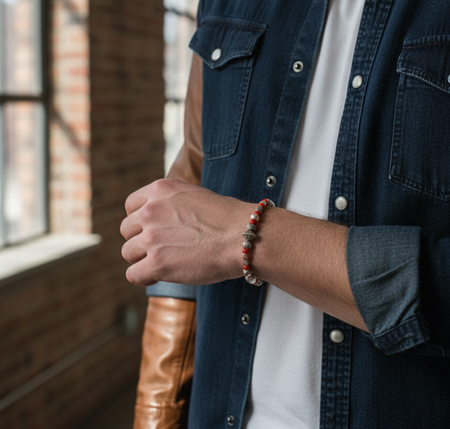 White Heart Beads SLB-74897