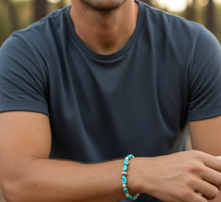 White Heart Beads SLB-74898