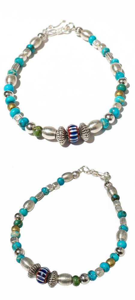 White Heart Beads SLB-74899