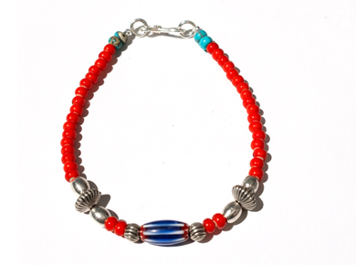 White Heart Beads SLB-74903 OR