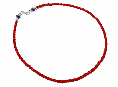 White Heart Beads SLN-74901 RD