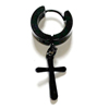 Cross Stainless Earring & Earcuf STE-72124