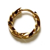 Hamza GD Stainless Earring & Earcuf STE-72129 GD