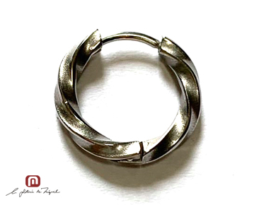 Stainless Earring & Earcuf STE-72129 WH