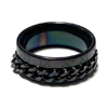 Black ST Stainless Bracelet STR-57103 BK