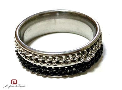 Stainless Ring STR-72254 BK