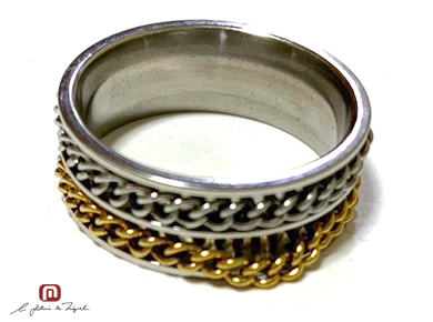 Stainless Ring STR-72254 GD