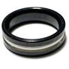 Black ST Stainless Necklace STR-72281