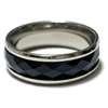 Black ST Stainless Necklace STR-72286