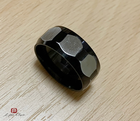 Stainless Ring STR-72337 BK
