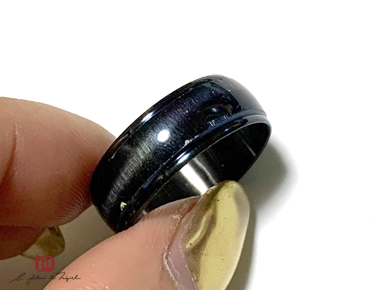 Stainless Ring STR-72342 BK