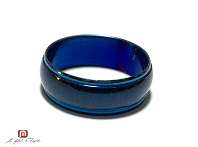 Stainless Ring STR-72342 BL