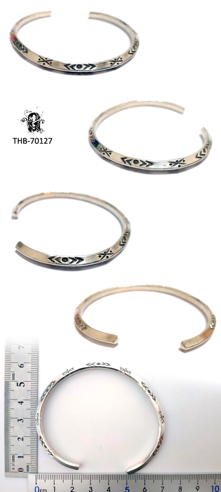 シルバー バングル THB-70127