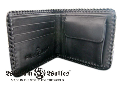 レザー 財布 / ウォレット WW-001-BK-BK