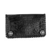 Black Croc Wallet U[ z / EHbg yAEACe WW-049 CRCDL BK