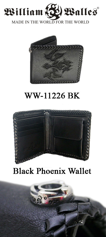 レザー 財布 ウォレットレザー 財布 / ウォレット WW-11226 BK