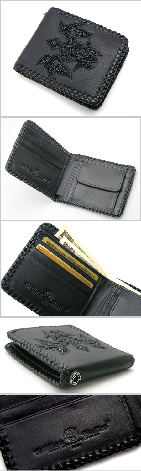 レザー 財布 / ウォレットレザー 財布 / ウォレット WW-11226 BK