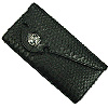 Black Snake Moan Long Wallet U[ z / EHbg WW-13273 BK SNK