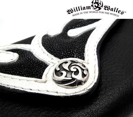 black wingレザー 財布 / ウォレット WW-3203 BK