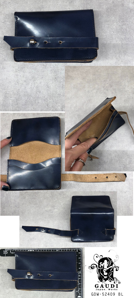 Leather Cardcase GDW-52409 BL