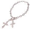 Charlemagne Cross Silver Brac Vo[@uXb U[uXbg PD-7019