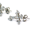 Charlemagne Cross Silver Earring Vo[@sAX L[z_[ PD-7018