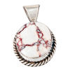 Chino White Buffalo Pendant Vo[@y_g Leather Keyholder IJP-226