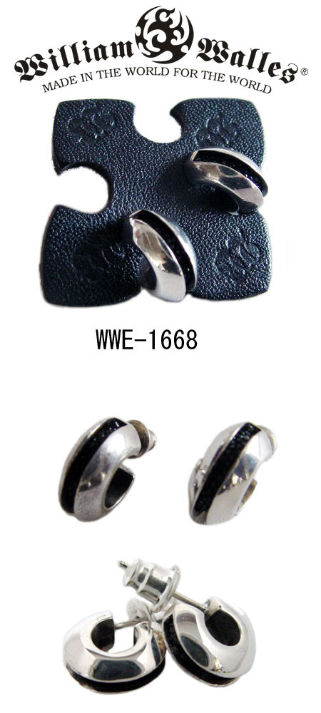 シルバー ピアスシルバー ピアス WWE-1668 BKM