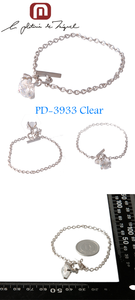 シルバー ブレスレットシルバー ブレスレット PB-3933 Clear