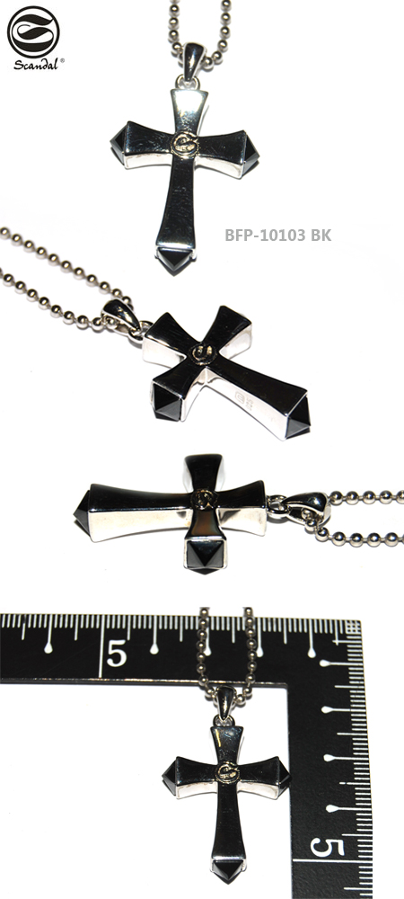 シルバー ペンダントシルバー ペンダント BFP-10103-BK MENS