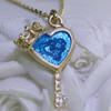 Key Heart Vo[@y_g Lady Pendant WWP-25186 GP