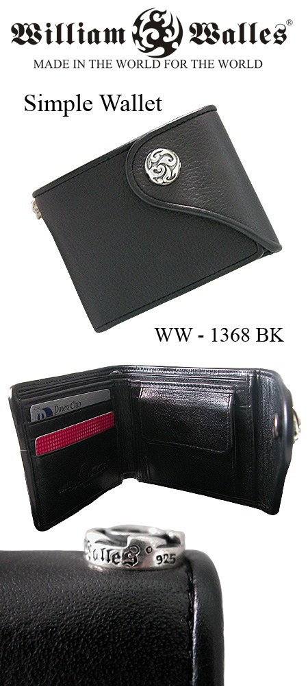 simple walletU[ z / EHbg WW-1368 BK