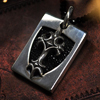 Stingray Cross Shield Pendant Vo[@y_g KEfBU[ WWP-043 with spinel