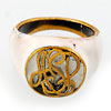 Gaudi White Ring Vo[ w / O Vo[@uXbg GDR-24459-WH