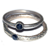 Plata with Black Zirconia Vo[ w / O GDR-42030