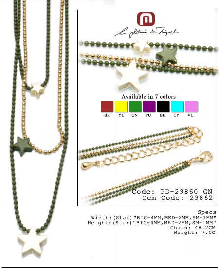 ネックレスネックレス PD-29860 GN