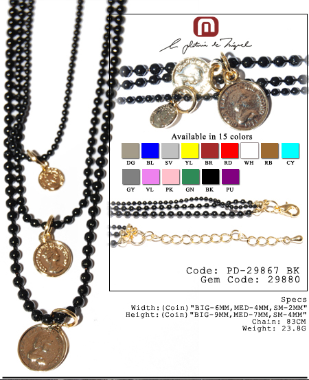 ネックレスネックレス PD-29867 BK