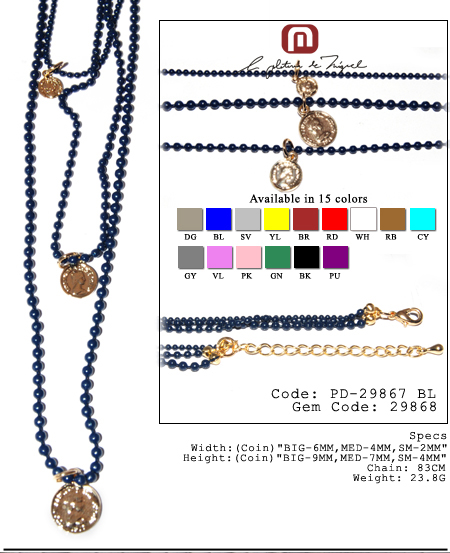 ネックレスネックレス PD-29867 BL