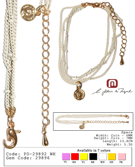 シルバー ブレスレットシルバー ブレスレット PD-29892 WH