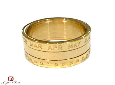 Stainless Ring STR-68529 GD